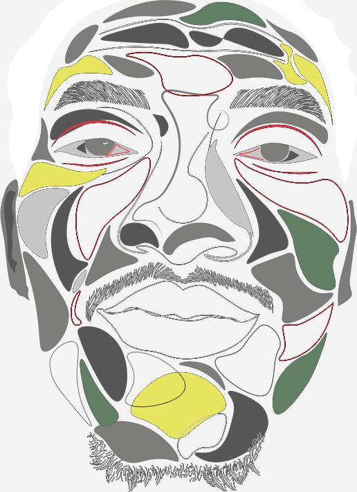 Mask, emblem of DANXCMEY TO TCHE WE