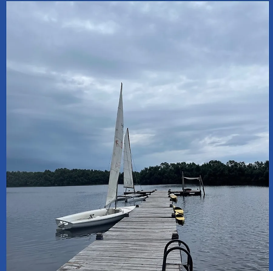 Bab's Dock — Bab's Dock, the lagoon islet